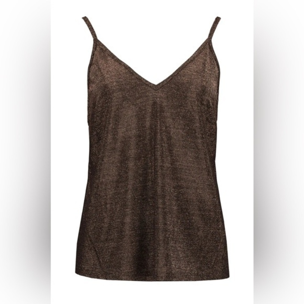 Bishop & Young Marissa Top, Rose Metallic, size S NWT